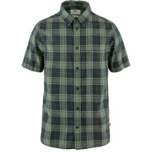 Fjällräven Ãvik Travel Shirt SS Dark Navy-Patina Green